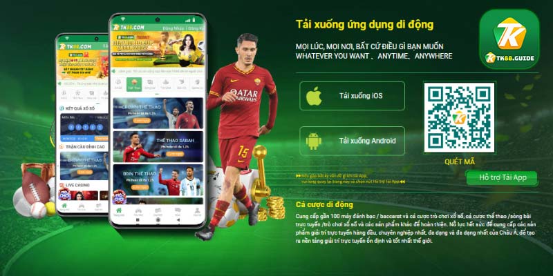Hướng dẫn tải app TK88 cho Android - IOS