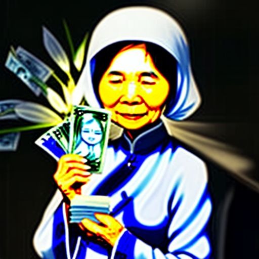 Mẹ đưa tiền